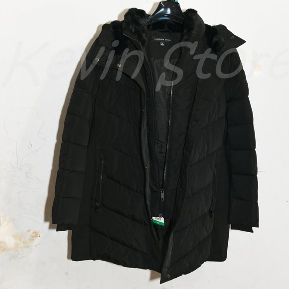 Black, Andrew Marc Ladies' Walker Jacket - Picture 3 of 7